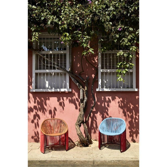 Blue Cartagenas Dining Chairs by Sebastian Herkner, Set of 4 For Sale - Image 14 of 18