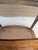 Vintage Two Tier Oval Glass Wood Woven Cane End Table Mid Century Neoclassical. For Sale - Image 12 of 13