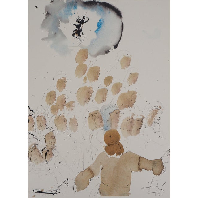Salvador Dali, Les Marchands du Temple, Lithograph For Sale