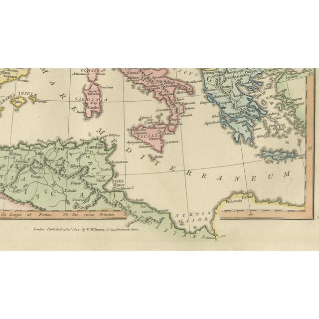 Early 19th Century Western Patriarchate Map from Wilkinson, 1822 For Sale - Image 5 of 9