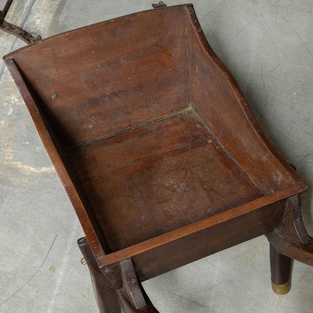 Mahogany Child's Wheelbarrow, 1970s For Sale - Image 11 of 14