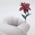 Handcrafted in Italy during the 1980s/1990s, this vintage silver poinsettia miniature brings the festive spirit to life in...
