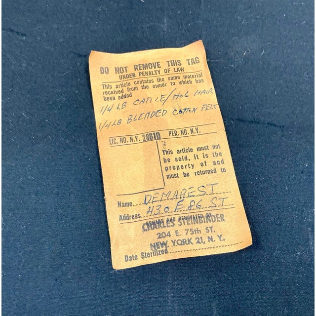 Brown Early 20th Century Antique Mahogany Footstool Upholstered in Needlepoint For Sale - Image 8 of 12