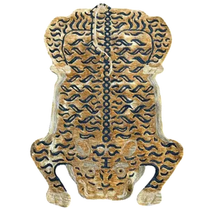 Modern Wool Tibetan Tiger Rug 3' X 5'