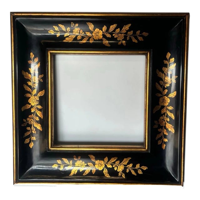 Antique Floral Chinoiserie Frame For Sale