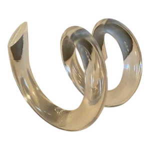 Signed and Dated Dorothy Thorpe Style Acrylic Lucite Sculpture