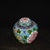Vintage Cloisonné Enamel Ginger Jar With Peony Motif - Blue Ground For Sale In Los Angeles - Image 6 of 9