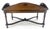 Metal Spanish Colonial Turned Legs Drop Leaves Butlers Tray Coffee Table MINT For Sale - Image 7 of 13