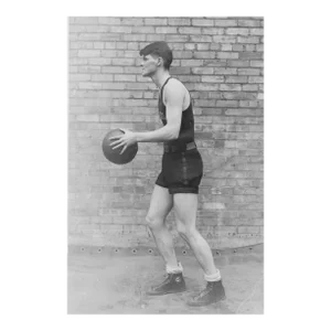 1927 Notre Dame Basketball Star Photograph