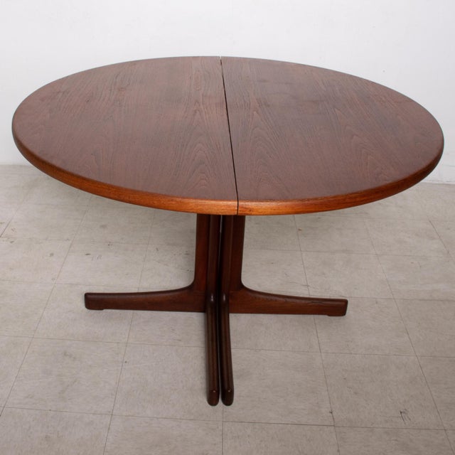 Mid Century Danish Modern Oval Teak Dining Table Chairish