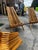 Up for consideration is a beautiful vintage collection of wooden foldable low chairs. These would look lovely in your...