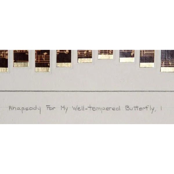 Abstract Rhapsody for My Well-Tempered Butterfly 1 by Sharon E. Sutton For Sale - Image 3 of 4