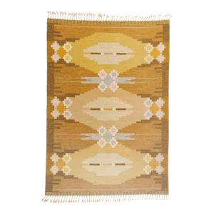 Ingegerd Silow Vintage Swedish Rollakan Rug - 06'06 X 09'02