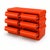 Postmodern Orange Lacquered Bullnose Dresser For Sale - Image 4 of 4