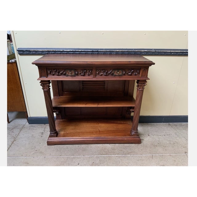 Age: circa 1880 Wood type: solid walnut Condition: very good, meticulously maintained, fully restored original condition...