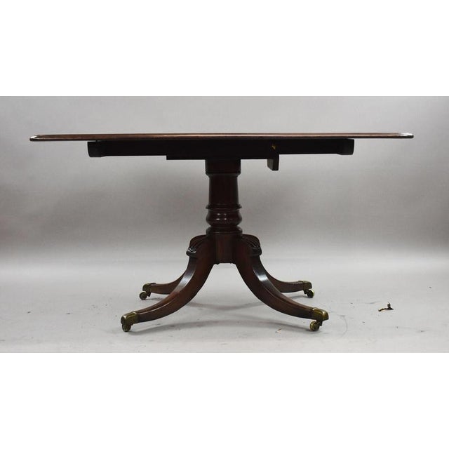Hollywood Regency Regency Mahogany Breakfast Table, 1820s For Sale - Image 3 of 6