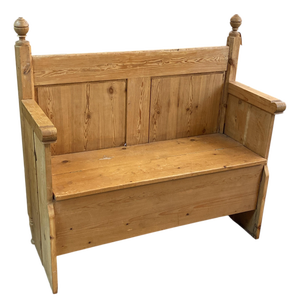 1920's English Pine Bench
