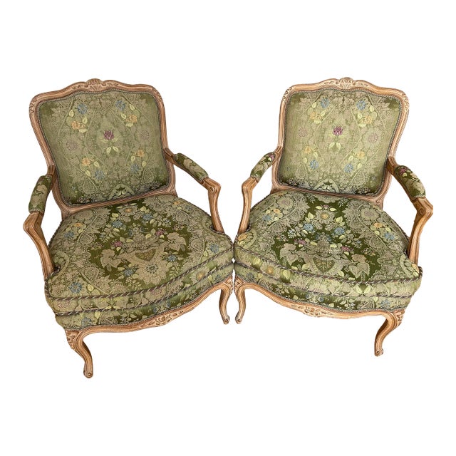19th Century French Armchairs- Set of 2 For Sale