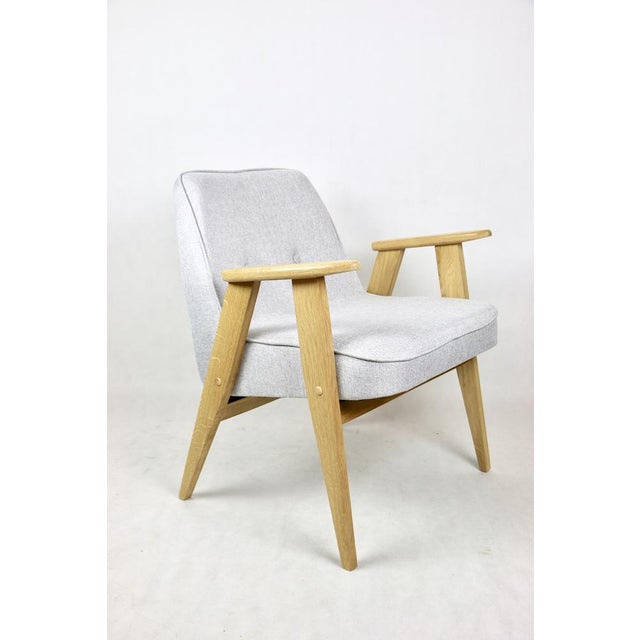 Beige & Gray Model 366 Lounge Chair by Józef Chierowski, 1970s For Sale - Image 15 of 15