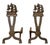Early 20th Century Pr. Vintage Clipper Ship Andirons For Sale - Image 5 of 15