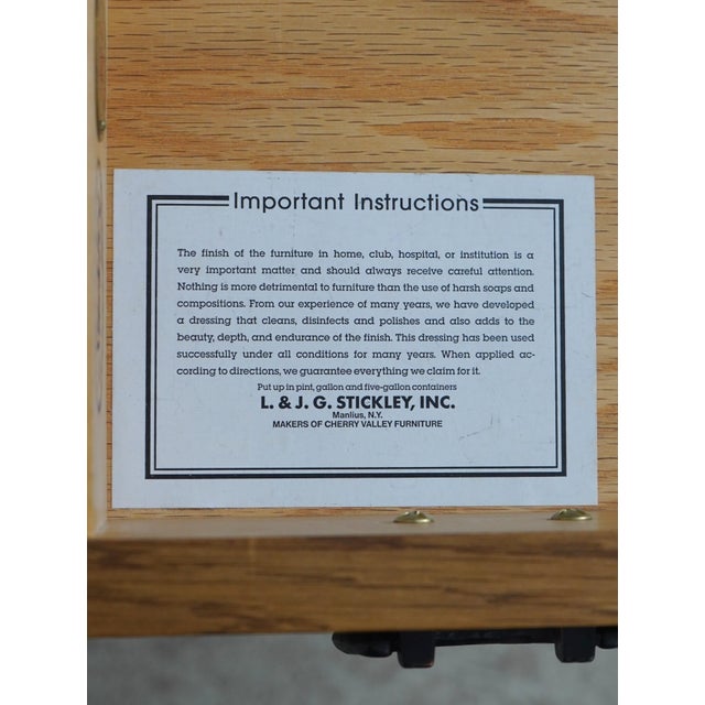 Stickley Mission Oak Arts & Crafts Sideboard For Sale - Image 12 of 12