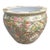 Vintage Chinese Famille Rose Porcelain Fishbowl Planter With Hand-Painted Goldfish Interior For Sale