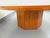 Tan Vintage Round Pine Coffee Table, 1970s For Sale - Image 8 of 14