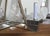 Metal Currey & Company Raj Mirror Bronzite 4 Arm Chandelier For Sale - Image 7 of 12