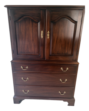 Vintage Henkel-Harris "Virginia Galleries" Solid Wood Armoire