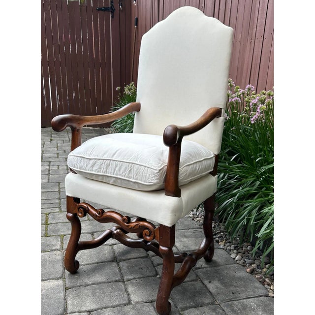 Louis XIV Mutton Bone Armchair, Early 18th Century For Sale - Image 4 of 11