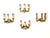 Traditional Empire French Three-Light Gilt Bronze Wall Sconces, Paris, 1810, Set of 4 For Sale - Image 3 of 18