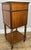 Antique French Walnut Bedside Table with Marble Top For Sale - Image 5 of 16