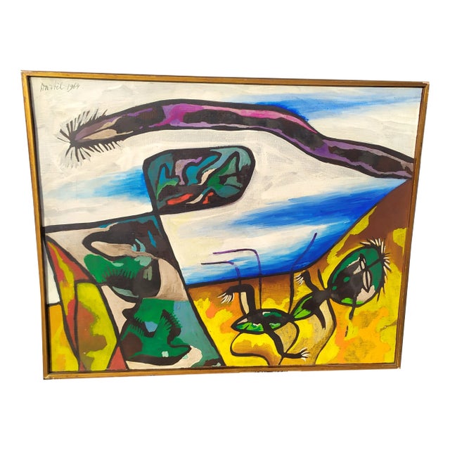 Anton Lutgerink Dartel, Oil on Canvas, 1964, Oil on Canvas, Framed For Sale
