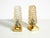 Metal Brass Bedside Lamps with Gold Bubble Glass Shades, 1960s, Set of 2 For Sale - Image 7 of 18