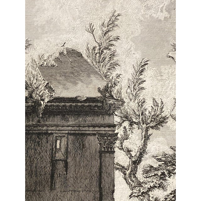 Giovanni Battista Piranesi, Vew of the Remains of the Mausoleums, Original Eau-Forte Etching, 1800s For Sale - Image 15 of 18