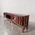 Wave Stereo Console in Walnut With Inset Epoxy Top by Michael Maximo For Sale - Image 6 of 14