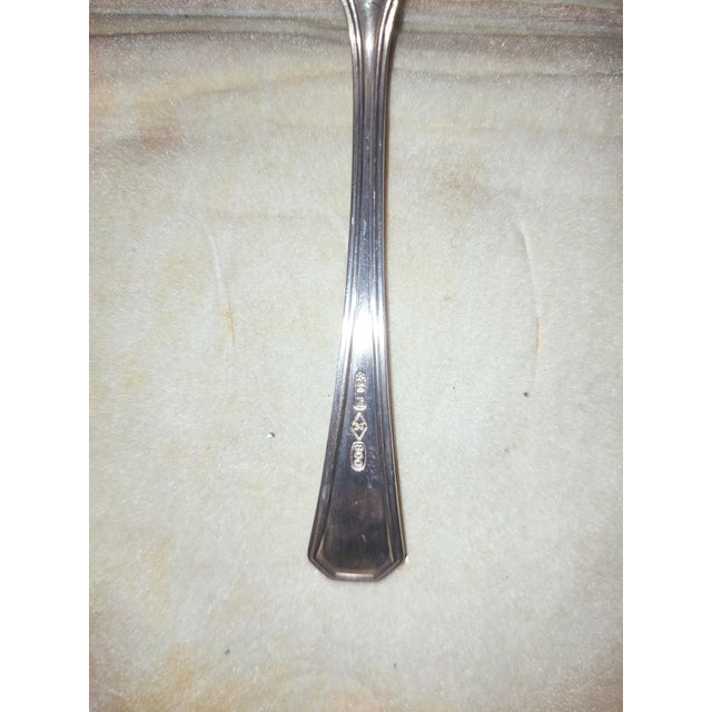 1960s Vintage Teaspoons in Silver, 1960s, Set of 12 For Sale - Image 5 of 11