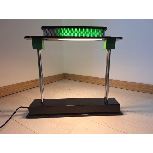 1980s Vintage Pausania Model Table Lamp by Ettore Sottsass for Artemide, 1980s For Sale - Image 5 of 11