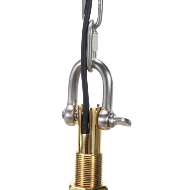 Mid-Century Modern Industrial Pendant Lights by Bobo Intriguing Objects a Pair For Sale - Image 3 of 13