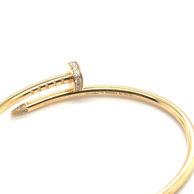 1970s Cartier "Juste Un Clou" Bracelet in 18k Yellow Gold For Sale - Image 5 of 7