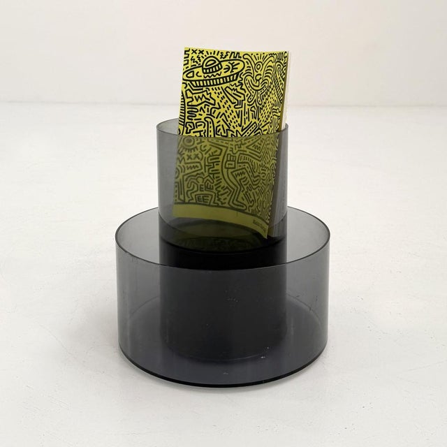 Acrylic Glass Magazine Rack by Opi Milano for Cini & Nils, 1970s, in Good conditions. Designed 1970 to 1979 This piece has...