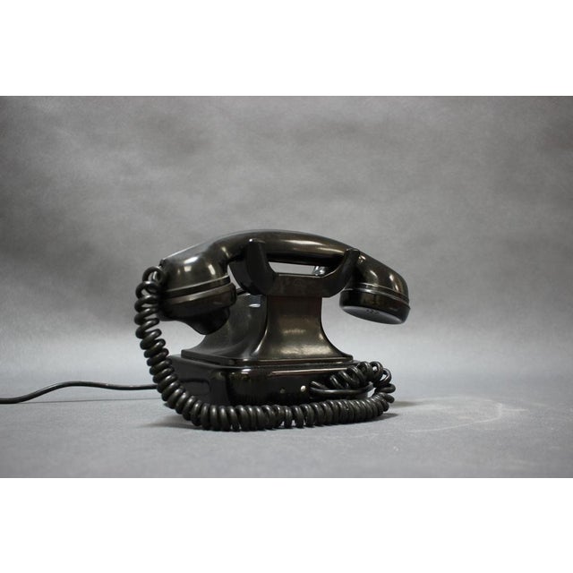 Mid-Century Modern Bakelitte Rottary Telephone from Tesla, 1950s For Sale - Image 6 of 10