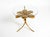 Mid-Century Florentine Gilded Side Table with Large Leaves and Glass Top, 1960s For Sale - Image 6 of 18