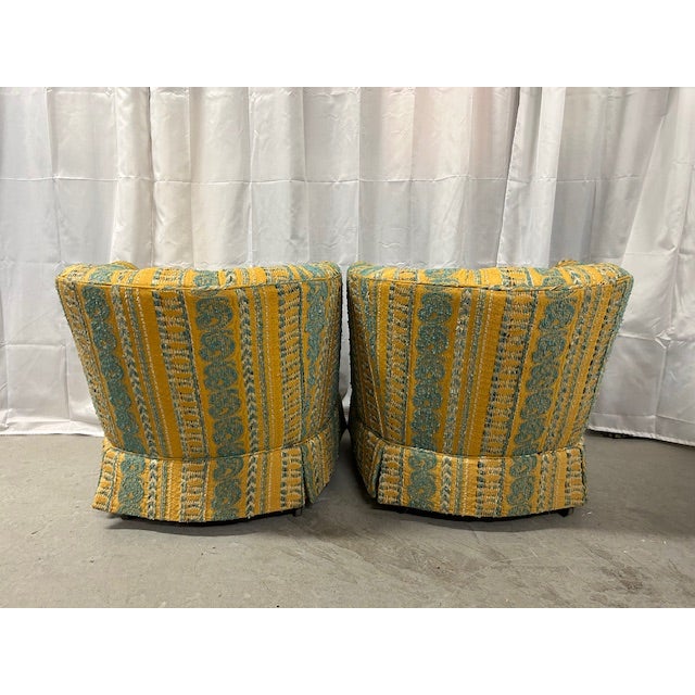 Wood Vintage Barrel Chairs by Knapp & Tubbs, a Pair For Sale - Image 7 of 9