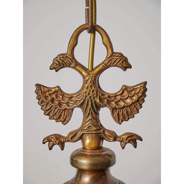 Metal Vintage Flemish Eight-Armed Chandelier For Sale - Image 7 of 12