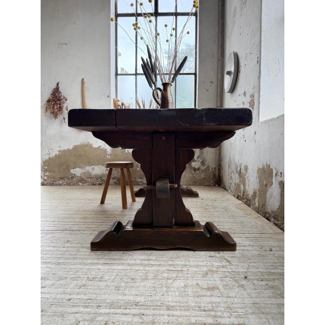 Oak Monastery Table, 19th Century For Sale - Image 13 of 18
