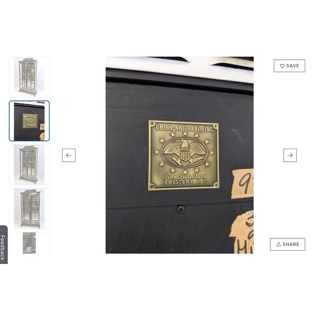 Ultra Rare 1960’s Pagoda Top Chinoiserie Cases by Union National, A Pair For Sale - Image 12 of 12