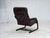 Scandinavian Lounge Chair in Brown Leather and Bentwood, 1970s For Sale - Image 10 of 18