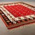 Red Antique Handmade Thin Knot Wool Kilim Rug For Sale - Image 8 of 8