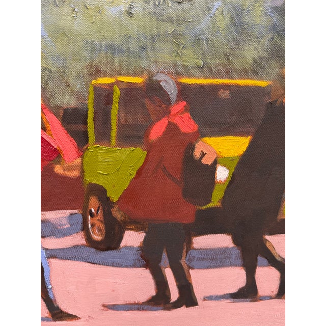 And Another Hundred People Getting Off of the Train by Chicago Artist George T. Chakos For Sale In Chicago - Image 6 of 11
